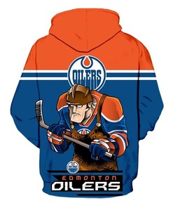 Edmonton Oilers Mascot All Over Print 3D Hoodie For Fans