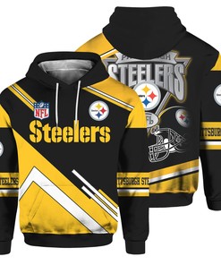 Effortlessly Chic Look With Pittsburgh Steelers Cute Long Sleeve Zip Hoodie For Fans