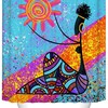Egyptian Sun Shower Curtain - Artistic Bathroom Decor