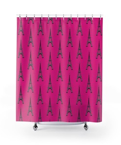 Eiffel Tower Paris Shower Curtain For Bathroom - 