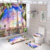 Eiffel Tower Shower Curtain For Bathroom - 