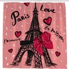 Eiffel Tower Valentine's Day Shower Curtain, Romantic Bathroom Accessory for Your Love-Inspired Bath.