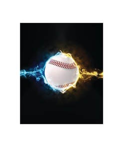 Electric Baseball Poster For Office Or Bedroom Wall Art