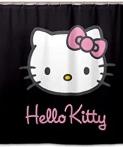 Elegant And Cute Hello Kitty Shower Curtain That Will Add Style To Your Bathroom