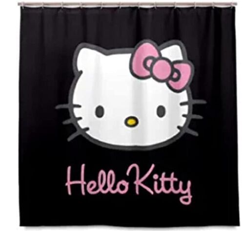 Elegant And Cute Hello Kitty Shower Curtain That Will Add Style To Your Bathroom