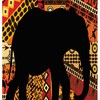 Elegant Elephant Shower Curtain With Stable Silhouette Elephant Design For Your Bathroom