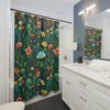 Elegant Floral Shower Curtain For Vibrant Nature-Inspired Bathroom Decor