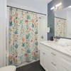 Elegant Floral Shower Curtain In Premium Nature-Inspired Design