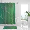 Elegant Forest Bathroom Decor With Boho Shower Curtain And Tree Branches Print