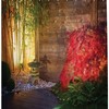 Elegant Garden Print Shower Curtain