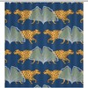 Elegant Leopard Print Bathroom Curtain for Chic Interior Design
