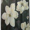 Elegant Magnolia Fabric Bathroom Shower Curtain - Waterproof and Durable Bath Curtain by Ethel Ernest