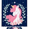 Elegant Unicorn Background Shower Curtain for Your Bathroom 