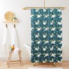 Elegant White Unicorns animal pattern fabric Bathroom Curtain for Magical Home Bathroom Decor
