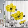 Elegant Wildflower Design Shower Curtain for a unique and flowery bathroom decor