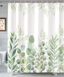 Elegant Wildflower Design Shower Curtain for a unique and flowery bathroom decor