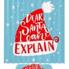 Elegant and Nostalgic Winter Christmas Hat Snowflake Waterproof Shower Curtain for Your Bathroom Decor