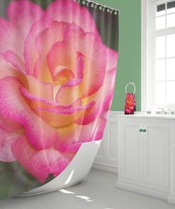 Elegant and Romantic Rose Shower Curtain for Flower Lovers