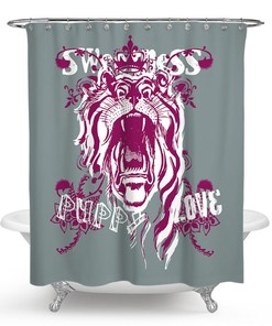 Elegant and Stylish Tiger Shower Curtain for Modern Bathrooms