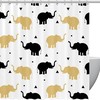 Elephant Animal Shower Curtain for a Decorative Touch