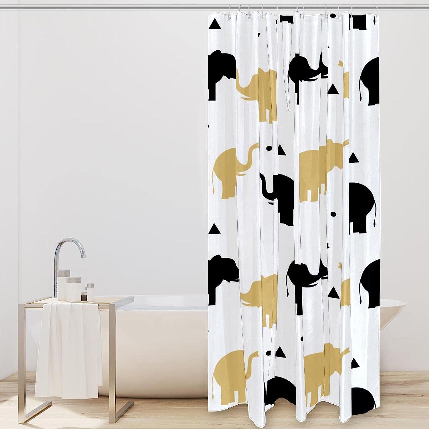 Elephant Animal Shower Curtain for a Decorative Touch