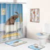 Elephant Bath Shower Curtain For Animal Lovers