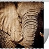 Elephant Design Custom Shower Curtain for Personalized Bathroom Decor
