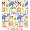 Elephant Giraffe Lion Restroom Shower Curtain - Perfect For A Jungle-Themed Bathroom