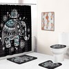 Elephant Pattern Waterproof Shower Curtain