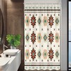Elephant Print Tribal Shower Curtain for Home Bathroom Decor