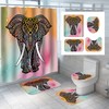 Elephant Safari Print Shower Curtain - Animal And Nature Prints