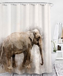 Elephant Shower Curtain - Animal Prints