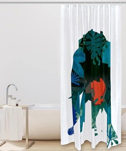 Elephant Shower Curtain for Your Bathroom Decor