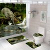 Elephant Shower Curtain with Beautiful Artistic Details for an Artistic Touch