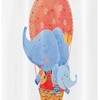 Elephant With Hot Air Balloons Shower Curtain For Bathroom Decor