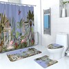 Elephant and Flamingo Shower Curtain, Fun and Playful for Your Tropical Bathroom