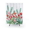 Elevate Your Bathroom Decor With This Beautiful Flower Garden Floral Shower Curtain