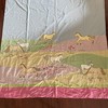 Embroidered Western Horse-Pony Kid Shower Curtain by The Company Store
