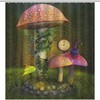 Enchanted Mushroom Place Shower Curtain For Bathroom Decoration 