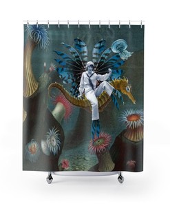 Enchanting Mermaid Shower Curtain for Your Delightful Little Bathroom