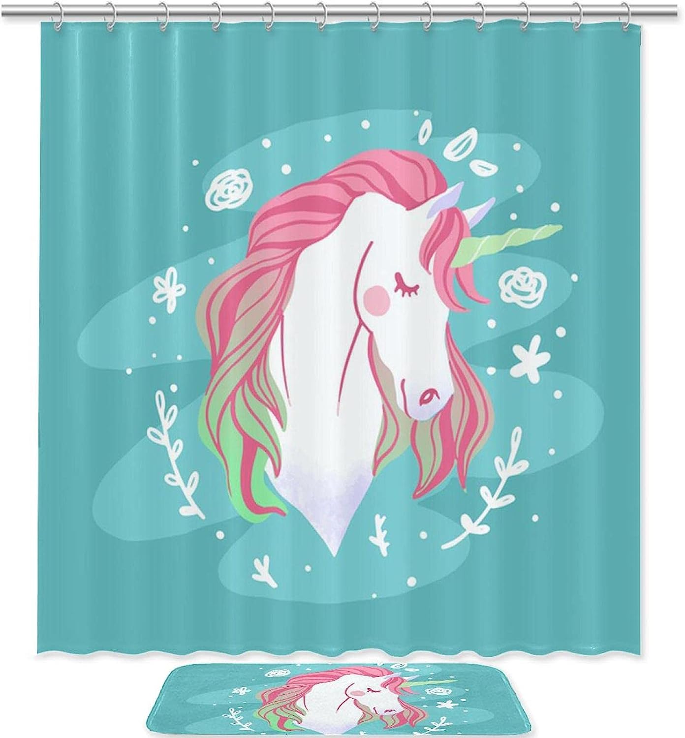 Enchanting Unicorn Shower Curtain For Magical Bathroom Decor