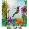 Enjoy the Beauty of Nature with Tropical Garden Hummingbird Shower Curtain