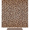 Enrich Your Bathroom Design with Durable Leopard Texture Bath Curtain 
