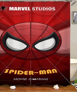 Enticing Spiderman Shower Curtain for Marvel Comics Fans