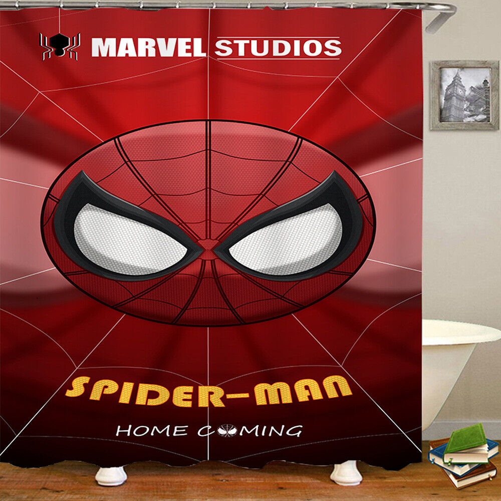 Enticing Spiderman Shower Curtain for Marvel Comics Fans