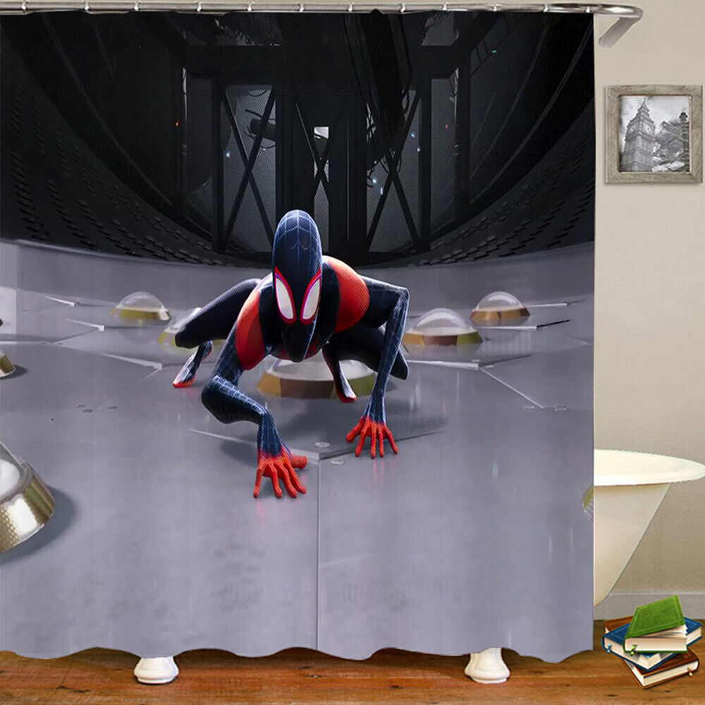 Enticing Spiderman Shower Curtain for Marvel Comics Fans