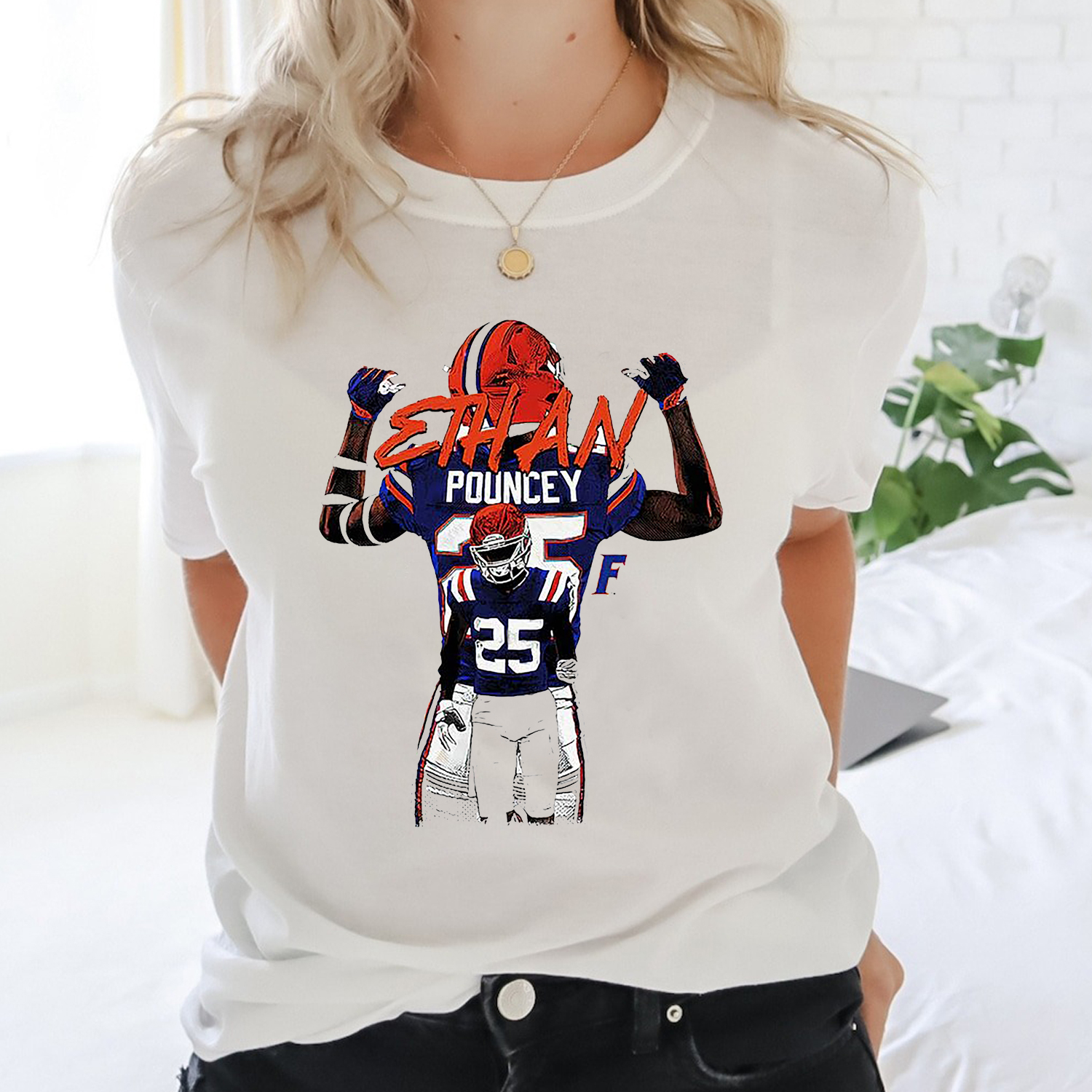 Ethan Pouncey Florida Gators - Signature NCAA Football Hoodie Sweatshirt