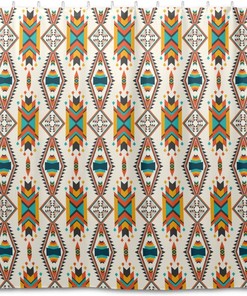 Ethnic Geometric Pattern Shower Curtain Modern Home Bathroom Hotel Spa Decorations Waterproof Fabric