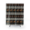 Ethnic Safari African Style Elephant Boho Shower Curtain For Bathroom Decor Gift