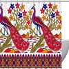 Ethnic Style Bird Peacock Luxury Shower Curtain for Bathroom Decor